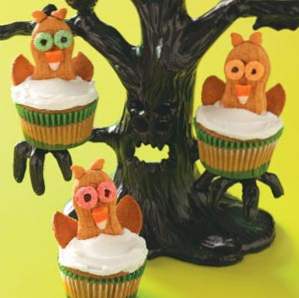 Wide-Eyed Owl Cupcakes / Tema / Dekorert