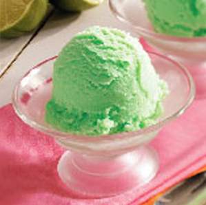 Ziploc Creamy Lime Sherbet / barn