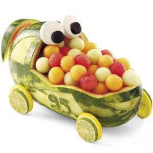 Vannmelon Race Car / salater