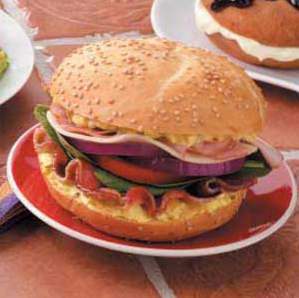 Zesty Bacon 'n' Schinken-Sandwiches / schnelle Rezepte