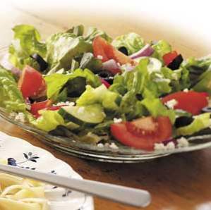 Zesty griechischer Salat / Beilage