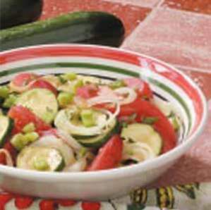 Zucchini Tomat Salat / grønnsaker ikke salat