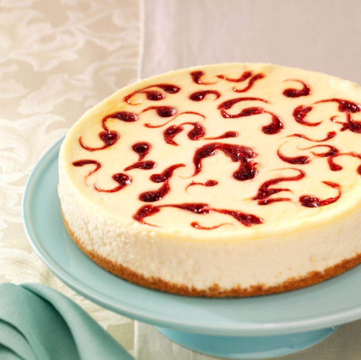 Hvit Chocolate Raspberry Cheesecake / Valentinsdag