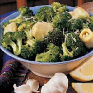 Zesty Broccoli und Artischocken / Gemüse