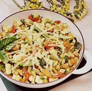 Zesty Zucchini Pfanne / Gemüse